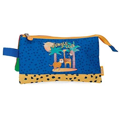 Enso Jungle Club pennenetui, drievoudig, meerkleurig, 22 x 12 x 5 cm, polyester, meerkleurig, 3-voudig, Meerkleurig, drievoudige mapje Enso Jungle Club pennenetui, drievoudig, meerkleurig, 22 x 12 x 5 cm, polyester, meerkleurig, 3-voudig, Meerkleurig, drievoudige mapje
