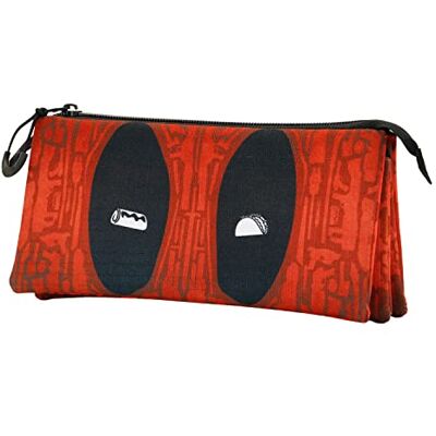 KARACTERMANIA Marvel Deadpool Weapons eco-drievoudig etui, rood, 23 x 11 cm, rood, Talla única, drievoudige etui Eco Weapons, Rood, Eco Weapons drievoudige etui KARACTERMANIA Marvel Deadpool Weapons eco-drievoudig etui, rood, 23 x 11 cm, rood, Talla única, drievoudige etui Eco Weapons, Rood, Eco Weapons drievoudige etui