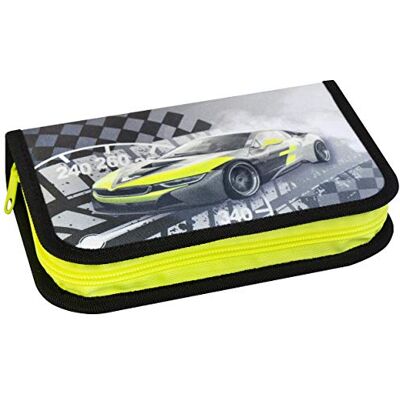Eberhard Faber 577574 Race Car schooltas met binnenklep en ritssluiting voor kleuterschool en school Eberhard Faber 577574 Race Car schooltas met binnenklep en ritssluiting voor kleuterschool en school