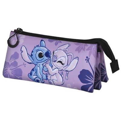 Disney Lilo & Stitch Stitch & Angel-etui Triple Fan 2.0, lila Disney Lilo & Stitch Stitch & Angel-etui Triple Fan 2.0, lila