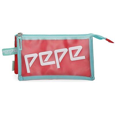 Pepe Jeans schooltas, Metaal., 22x12x5 cms, Hoes Pepe Jeans schooltas, Metaal., 22x12x5 cms, Hoes
