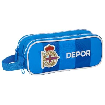 safta Real Deportivo DE LA CORUÑA Dubbel etui voor kinderen, ideaal voor schoolgaande kinderen, comfortabel en veelzijdig, kwaliteit en sterkte, 21 x 6 x 8 cm, kleur: blauw, Estándar,, Blauw, safta Real Deportivo DE LA CORUÑA Dubbel etui voor kinderen, ideaal voor schoolgaande kinderen, comfortabel en veelzijdig, kwaliteit en sterkte, 21 x 6 x 8 cm, kleur: blauw, Estándar,, Blauw,