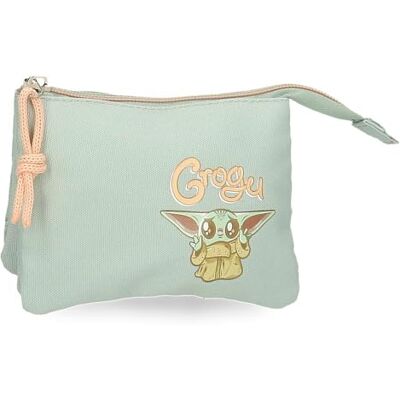 MOVOM Joumma Star Wars Grogu Portemonnee, groen, 14 x 10 x 3,5 cm, polyester, groen, portemonnee MOVOM Joumma Star Wars Grogu Portemonnee, groen, 14 x 10 x 3,5 cm, polyester, groen, portemonnee
