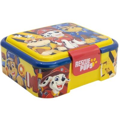 Stor Robuesta Paw Patrol lunchbox met 3 vakken Inhoud: 1786 ml, BPA-vrije kunststof, veilige sluiting, ideaal voor school en uitstapjes Stor Robuesta Paw Patrol lunchbox met 3 vakken Inhoud: 1786 ml, BPA-vrije kunststof, veilige sluiting, ideaal voor school en uitstapjes