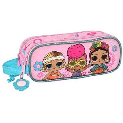 safta LOL Surprise Glow Girl dubbel etui voor kinderen, ideaal voor kinderen van 5 tot 14 jaar, comfortabel en veelzijdig, kwaliteit en duurzaamheid, 21 x 6 x 8 cm, roze safta LOL Surprise Glow Girl dubbel etui voor kinderen, ideaal voor kinderen van 5 tot 14 jaar, comfortabel en veelzijdig, kwaliteit en duurzaamheid, 21 x 6 x 8 cm, roze