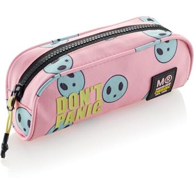 Miquelrius Schooltas, robuuste kunststof ritssluiting, metalen handvat, etui 193 x 85 x 60 mm, Don't Panic, roze, 193 x 85 x 60 mm, GERECYCLEERDE EENVOUDIGE PORTEFEUILLE DON'T PANIC, Roze, ENKELE Miquelrius Schooltas, robuuste kunststof ritssluiting, metalen handvat, etui 193 x 85 x 60 mm, Don't Panic, roze, 193 x 85 x 60 mm, GERECYCLEERDE EENVOUDIGE PORTEFEUILLE DON'T PANIC, Roze, ENKELE