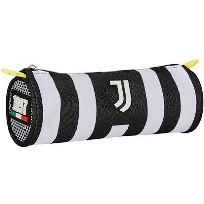 Seven JUVENTUS Football Pennenhouder voor school, WIN IS THE RULE, zwart wit etui voor kinderen opening met ritssluiting schoolrugzak accessoires, Meerkleurig, Pennenhouder school Seven JUVENTUS Football Pennenhouder voor school, WIN IS THE RULE, zwart wit etui voor kinderen opening met ritssluiting schoolrugzak accessoires, Meerkleurig, Pennenhouder school