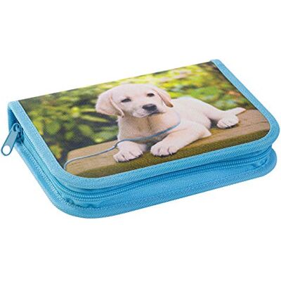 Eberhard Faber 577558 Pennenetui voor honden, gevuld met 42 schrijfinstrumenten, schooltas Eberhard Faber 577558 Pennenetui voor honden, gevuld met 42 schrijfinstrumenten, schooltas