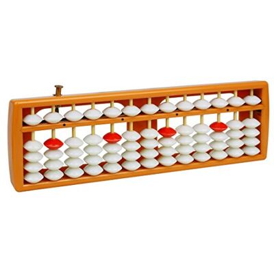 Larcele Abacus rekenkundige parel telling met resetknop schoolbenodigdheden voor studenten, 13 kolommen SP-02 (geel 1) Larcele Abacus rekenkundige parel telling met resetknop schoolbenodigdheden voor studenten, 13 kolommen SP-02 (geel 1)