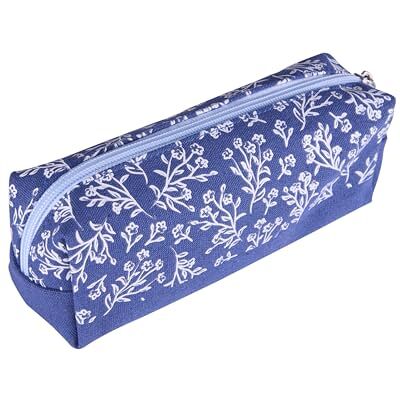 Idena 11368 pennenetui met ritssluiting, blauw met bloemenpatroon, ca. 19 x 7 x 5,5 cm, etui voor schrijfwaren, tekenen en kantoorbenodigdheden, blauw/wit Idena 11368 pennenetui met ritssluiting, blauw met bloemenpatroon, ca. 19 x 7 x 5,5 cm, etui voor schrijfwaren, tekenen en kantoorbenodigdheden, blauw/wit