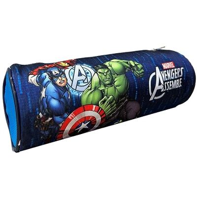 CARTOON Tombolino, ronde schooltas, school, schrijfwaren, organizer voor potloden, kleuren, Blauw, Avengers (3) CARTOON Tombolino, ronde schooltas, school, schrijfwaren, organizer voor potloden, kleuren, Blauw, Avengers (3)