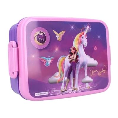 My sweety pop Broodtrommel Lunchbox Voor kinderen Kleuterschool School Vakantie Maaltijden 16 cm Cadeau-idee (Unicorn Academy paars) My sweety pop Broodtrommel Lunchbox Voor kinderen Kleuterschool School Vakantie Maaltijden 16 cm Cadeau-idee (Unicorn Academy paars)
