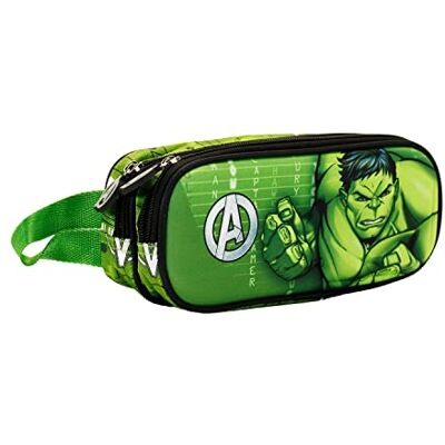 KARACTERMANIA Hulk Challenge-etui, 3D, dubbel, groen, 3D-design, Challenge, Groen, Pennenetui 3d Double Challenge KARACTERMANIA Hulk Challenge-etui, 3D, dubbel, groen, 3D-design, Challenge, Groen, Pennenetui 3d Double Challenge