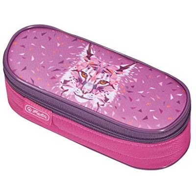 herlitz Lulinger etui, 22 cm, Wild Animals Luchs, 22 cm, mapje herlitz Lulinger etui, 22 cm, Wild Animals Luchs, 22 cm, mapje