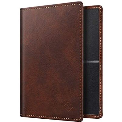 FINTIE Hoes voor Autopapier Voertuig bewijs, Ultraslank Licht Premium Kunstleer Voertuigbewijs Etui Creditcardhouder voor Het Kentekenbewijs Identiteitskaart en Kaarten, Vintage Bruin FINTIE Hoes voor Autopapier Voertuig bewijs, Ultraslank Licht Premium Kunstleer Voertuigbewijs Etui Creditcardhouder voor Het Kentekenbewijs Identiteitskaart en Kaarten, Vintage Bruin
