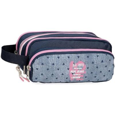 Pepe Jeans Noni Denim pennenetui met veelkleurige organizer, 22 x 10 x 11 cm, polyester by Joumma Bags by Joumma Bags, meerkleurig, etui met organizer, Meerkleurig, Etui met organizer Pepe Jeans Noni Denim pennenetui met veelkleurige organizer, 22 x 10 x 11 cm, polyester by Joumma Bags by Joumma Bags, meerkleurig, etui met organizer, Meerkleurig, Etui met organizer