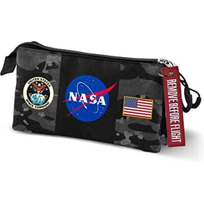 KARACTERMANIA Pennenetui Triple Fan Camo NASA Camo Camo Triple-Fan grijs etui Triple Fan Camo KARACTERMANIA Pennenetui Triple Fan Camo NASA Camo Camo Triple-Fan grijs etui Triple Fan Camo