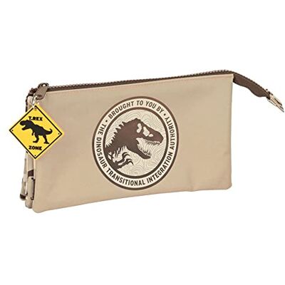 safta PORTATODO Triple JURASSIC WORLD "DOMINION", meerkleurig, Estándar, etui safta PORTATODO Triple JURASSIC WORLD "DOMINION", meerkleurig, Estándar, etui