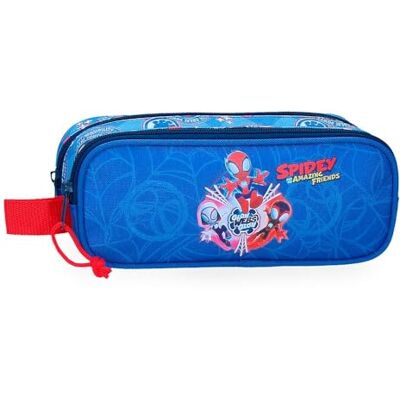 Marvel Spidey Power of 3 Bustina 2 Scomparti, blauw, dubbel etui, Blauw, Dubbele etui Marvel Spidey Power of 3 Bustina 2 Scomparti, blauw, dubbel etui, Blauw, Dubbele etui