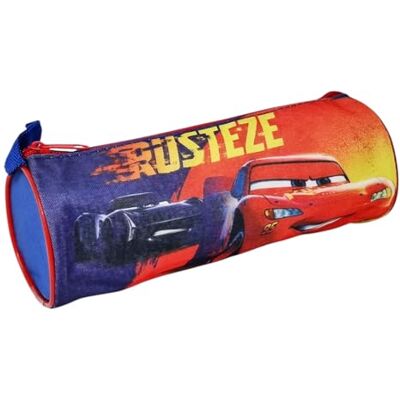 Disney Cars-etui voor school, Tombolino, rond, 22 x 9 cm, ritssluiting Disney Cars-etui voor school, Tombolino, rond, 22 x 9 cm, ritssluiting