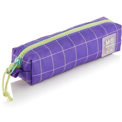 Miquelrius Klein schooletui, mini-etui, gemaakt van gerecyclede flessen, ritssluiting, organiseer je schoolmateriaal voor de eerste schooldag, paars (paars), meerkleurig Miquelrius Klein schooletui, mini-etui, gemaakt van gerecyclede flessen, ritssluiting, organiseer je schoolmateriaal voor de eerste schooldag, paars (paars), meerkleurig