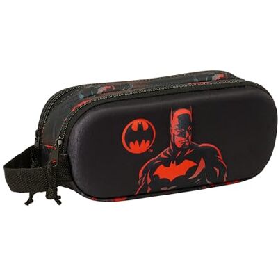 safta Batman 3D etui voor kinderen, 3D dubbel etui, ideaal voor schoolgaande kinderen, comfortabel en veelzijdig, kwaliteit en sterkte, 21 x 6 x 8 cm, kleur zwart, Estándar,, zwart., informeel safta Batman 3D etui voor kinderen, 3D dubbel etui, ideaal voor schoolgaande kinderen, comfortabel en veelzijdig, kwaliteit en sterkte, 21 x 6 x 8 cm, kleur zwart, Estándar,, zwart., informeel