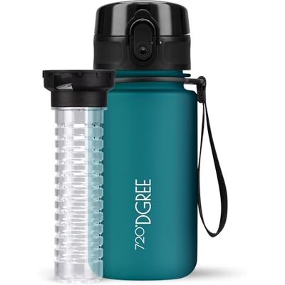720°DGREE uberBottle-drinkfles van Tritan, 350 ml, ideaal voor kinderen, school, sport, yoga, wandelen, reizen, werken, auto, reizen, BPA-vrije drinkfles 720°DGREE uberBottle-drinkfles van Tritan, 350 ml, ideaal voor kinderen, school, sport, yoga, wandelen, reizen, werken, auto, reizen, BPA-vrije drinkfles