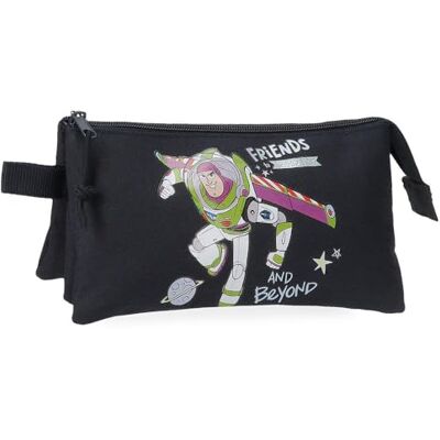 Enso Joumma Disney Friends to Infinity and Beyond drievoudig etui, zwart, 22 x 12 x 5 cm, polyester, 1,32 l, zwart, Talla única, drievoudige etui, zwart., Drievoudig etui Enso Joumma Disney Friends to Infinity and Beyond drievoudig etui, zwart, 22 x 12 x 5 cm, polyester, 1,32 l, zwart, Talla única, drievoudige etui, zwart., Drievoudig etui