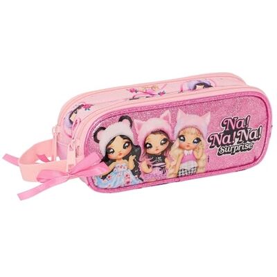 safta NANANA Fabulous Dubbel etui voor kinderen, ideaal voor schoolgaande kinderen, comfortabel en veelzijdig, kwaliteit en sterkte, 21 x 6 x 8 cm, roze, esthetisch, casual, roze, Roze, informeel safta NANANA Fabulous Dubbel etui voor kinderen, ideaal voor schoolgaande kinderen, comfortabel en veelzijdig, kwaliteit en sterkte, 21 x 6 x 8 cm, roze, esthetisch, casual, roze, Roze, informeel