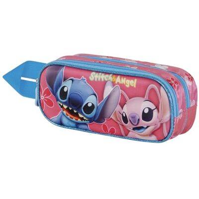 Disney Lilo and Stitch Match-3D dubbel etui, roze, 22 x 9,5 cm, roze, één maat, bijpassende 3D-dubbele etui, Roze, Bijpassende dubbele 3D-etui Disney Lilo and Stitch Match-3D dubbel etui, roze, 22 x 9,5 cm, roze, één maat, bijpassende 3D-dubbele etui, Roze, Bijpassende dubbele 3D-etui