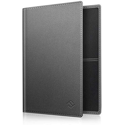 FINTIE Hoes voor Autopapier Voertuig bewijs, Ultraslank Licht Premium Kunstleer Voertuigbewijs Etui Creditcardhouder voor Het Kentekenbewijs Identiteitskaart en Kaarten, Grijs FINTIE Hoes voor Autopapier Voertuig bewijs, Ultraslank Licht Premium Kunstleer Voertuigbewijs Etui Creditcardhouder voor Het Kentekenbewijs Identiteitskaart en Kaarten, Grijs