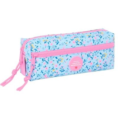 safta VMB PARAÍSO Drievoudig etui, klein, kinderetui, ideaal voor schoolgaande kinderen, comfortabel en veelzijdig, kwaliteit en sterkte, 22 x 6 x 8,5 cm, lichtblauw/lichtroze, M, safta VMB PARAÍSO Drievoudig etui, klein, kinderetui, ideaal voor schoolgaande kinderen, comfortabel en veelzijdig, kwaliteit en sterkte, 22 x 6 x 8,5 cm, lichtblauw/lichtroze, M,