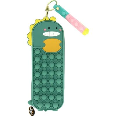 Grafoplás Pop It Dino Bubbles siliconen etui bits and Bobs 22 x 5 x 3,5 cm zacht en flexibel gevoel anti-stress zijhandgreep voor kinderen 1 vak, groen, 22 x 5 x 3,5 cm, etui, Groen, Bubbles Grafoplás Pop It Dino Bubbles siliconen etui bits and Bobs 22 x 5 x 3,5 cm zacht en flexibel gevoel anti-stress zijhandgreep voor kinderen 1 vak, groen, 22 x 5 x 3,5 cm, etui, Groen, Bubbles
