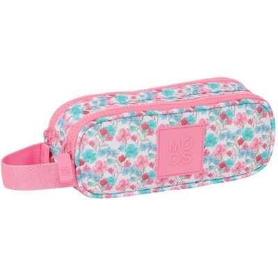 safta Moos Flores Dubbele etui, recyclebare stof, kinderetui, ideaal voor schoolgaande kinderen, comfortabel en veelzijdig, kwaliteit en sterkte, 21 x 6 x 8 cm, kleur, Meerkleurig, informeel safta Moos Flores Dubbele etui, recyclebare stof, kinderetui, ideaal voor schoolgaande kinderen, comfortabel en veelzijdig, kwaliteit en sterkte, 21 x 6 x 8 cm, kleur, Meerkleurig, informeel