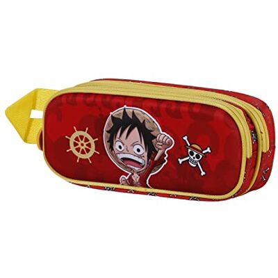 KARACTERMANIA One Piece Luffy 3D-etui, dubbel, rood, één maat, 3D-etui Double Luffy, Rood, 3D-etui Double Luffy KARACTERMANIA One Piece Luffy 3D-etui, dubbel, rood, één maat, 3D-etui Double Luffy, Rood, 3D-etui Double Luffy