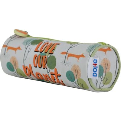 DOHE Rond schooletui Ritssluiting, officiële licentie, duurzaam polyester, 21 x 7,5 x 7,5 cm Schoolmateriaal WWF Love Our Planet, grijs, WWF Ronde etui, grijs., WWF pennenetui, rond DOHE Rond schooletui Ritssluiting, officiële licentie, duurzaam polyester, 21 x 7,5 x 7,5 cm Schoolmateriaal WWF Love Our Planet, grijs, WWF Ronde etui, grijs., WWF pennenetui, rond