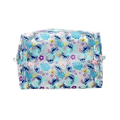 Disney Stitch Transparant etui met Lilo & Stitch-print, ideaal voor opslag, toilet, school, waterdicht met sluiting, officieel product, transparant, middelgroot, etui Disney Stitch Transparant etui met Lilo & Stitch-print, ideaal voor opslag, toilet, school, waterdicht met sluiting, officieel product, transparant, middelgroot, etui