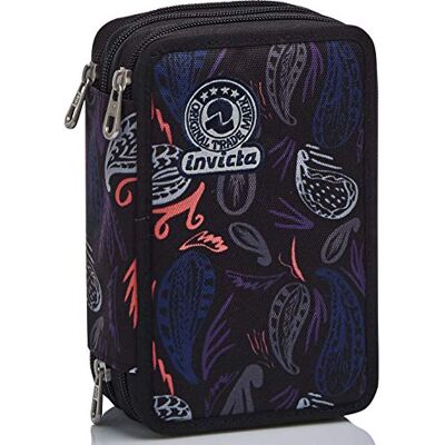 Invicta Paisley School & Leisure Time, eenheidsmaat, Zwart (Paisley Black), School & Vrije tijd Invicta Paisley School & Leisure Time, eenheidsmaat, Zwart (Paisley Black), School & Vrije tijd