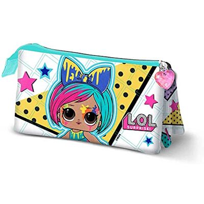KARACTERMANIA LOL Surprise Art-etui drievoudig, Meerkleurig, Triple Pencil Case Art KARACTERMANIA LOL Surprise Art-etui drievoudig, Meerkleurig, Triple Pencil Case Art