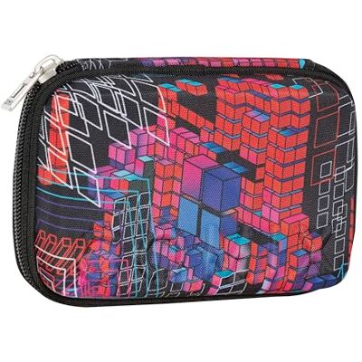 COMIX Maxi-etui met ritssluiting – etui met ritssluiting voor kinderen en jongens, inclusief pennen, potloden en viltstiften, 21 x 6,5 x 14,5 cm, zwart en rood, casual, Rood, informeel COMIX Maxi-etui met ritssluiting – etui met ritssluiting voor kinderen en jongens, inclusief pennen, potloden en viltstiften, 21 x 6,5 x 14,5 cm, zwart en rood, casual, Rood, informeel
