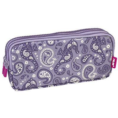 MILAN Etui met 3 ritssluitingen, lila, paars (morado), 22 cm, etui, Paars (paars), Kits MILAN Etui met 3 ritssluitingen, lila, paars (morado), 22 cm, etui, Paars (paars), Kits