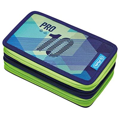 herlitz 50038787 TriCase Green Goal 31-delig, Meerkleurig, Schooltas herlitz 50038787 TriCase Green Goal 31-delig, Meerkleurig, Schooltas