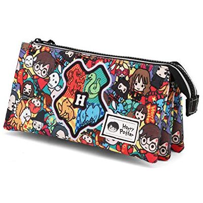Harry Potter KARACTERMANIA Accio Pennenetui, drievoudig HS, meerkleurig, Talla única, drievoudig etui HS Accio Harry Potter KARACTERMANIA Accio Pennenetui, drievoudig HS, meerkleurig, Talla única, drievoudig etui HS Accio