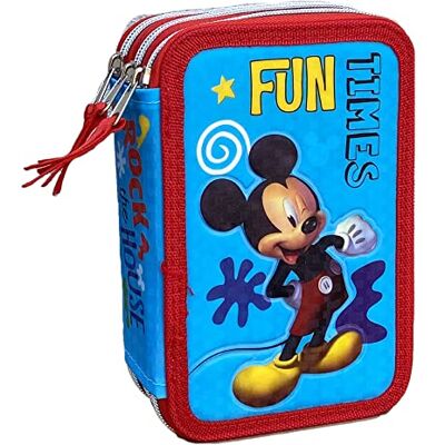 CARTOON Pennenetui, Disney, Marvel Mickey Mouse, Minnie Mouse, Frozen II, Avengers, Spiderman, Bing, 3 Zip, multi-vakken, 44 delen, Giotto, 20 x 13 x 6 cm, meerkleurig, Mickey (2), pennenetui met meerdere vakken CARTOON Pennenetui, Disney, Marvel Mickey Mouse, Minnie Mouse, Frozen II, Avengers, Spiderman, Bing, 3 Zip, multi-vakken, 44 delen, Giotto, 20 x 13 x 6 cm, meerkleurig, Mickey (2), pennenetui met meerdere vakken