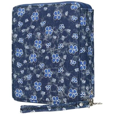 XUCZHAI Kleurpotlodenetui met 120 vakken, etui van Oxford-stof, potloodhouder voor aquarelpotloden, Blauw XUCZHAI Kleurpotlodenetui met 120 vakken, etui van Oxford-stof, potloodhouder voor aquarelpotloden, Blauw