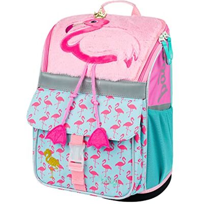 Baagl Schooltas voor meisjes 1e klas Ergonomische kinderrugzak Schoolrugzak met borstband Basisschooltas, Roze Baagl Schooltas voor meisjes 1e klas Ergonomische kinderrugzak Schoolrugzak met borstband Basisschooltas, Roze