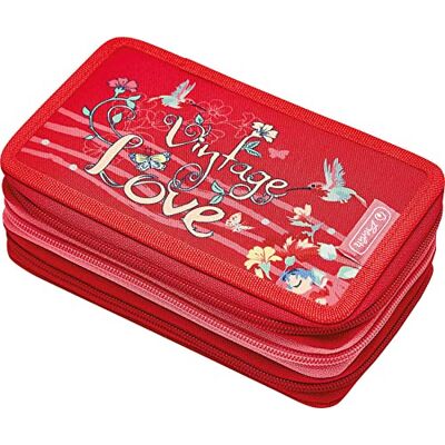herlitz TriCase 50038763 Vintage Love 31-delig, meerkleurig, schooletui, Meerkleurig, Schooltas herlitz TriCase 50038763 Vintage Love 31-delig, meerkleurig, schooletui, Meerkleurig, Schooltas