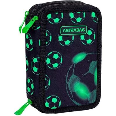 Astra BAG NEO Football Etui met 3 vakken, gevuld met 3 vakken, schooltas met 3 verdiepingen voor jongens, XXL, met accessoires, Game motief Astra BAG NEO Football Etui met 3 vakken, gevuld met 3 vakken, schooltas met 3 verdiepingen voor jongens, XXL, met accessoires, Game motief