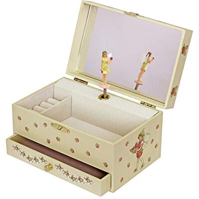 Trousselier Fee Flower Fairies. Muziek sieradenkistje Ideaal cadeau voor jonge meisjes Gloeiend Glow in the Night Muziek De Betoverende Fluit van Mozart Kleurrijk groen Trousselier Fee Flower Fairies. Muziek sieradenkistje Ideaal cadeau voor jonge meisjes Gloeiend Glow in the Night Muziek De Betoverende Fluit van Mozart Kleurrijk groen