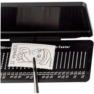 LINDNER Das Original Lindner 2099 Phila-Combi-Box, perforatiemeter LINDNER Das Original Lindner 2099 Phila-Combi-Box, perforatiemeter